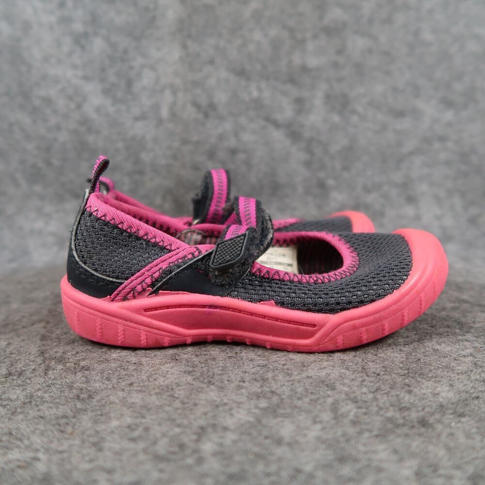 OshKosh B'Gosh Shoes Toddler 7 Sandals Mary Jane Flat Girls Kid Adjustable Strap